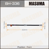 Шланг тормозной Masuma для Mitsubishi Pajero, передний, арт. bh-336