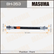 Шланг тормозной Masuma для Mitsubishi Pajero / Delica, передний, арт. bh-353