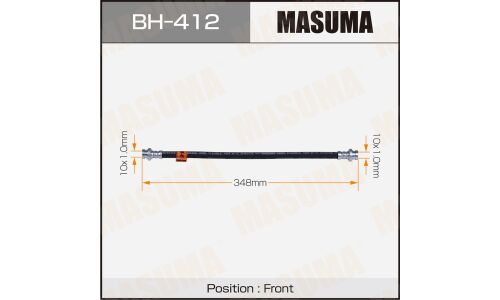 Шланг тормозной Masuma для Mazda Titan, передний, арт. bh-412