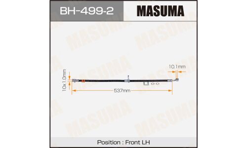 Шланг тормозной Masuma для Honda Civic, передний, левый, арт. bh-499-2