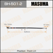 Шланг тормозной Masuma для Honda Fit, передний, левый, арт. bh-501-2