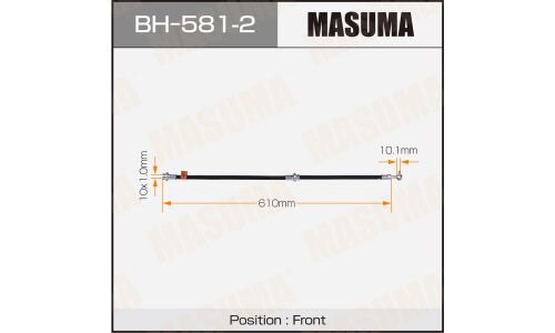 Шланг тормозной Masuma для Nissan X-Trail, передний, правый, арт. BH-581-2