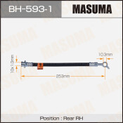 Шланг тормозной Masuma для Nissan X-Trail, задний, правый, арт. BH-593-1