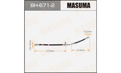 Шланг тормозной MASUMA T- /front/ YARIS / NCP131L LH