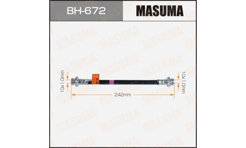 Шланг тормозной MASUMA Sz- /rear/ SX4 / YA11S