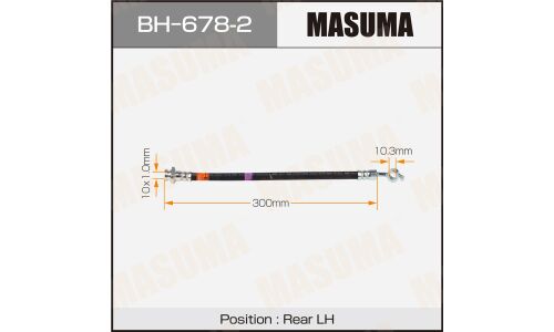 Шланг тормозной Masuma для Nissan Juke, задний, левый, арт. BH-678-2