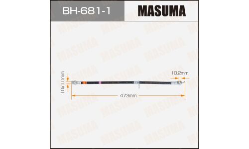 Шланг тормозной MASUMA T- /front/ RAV4 / MXAA54, AXAH54 RH