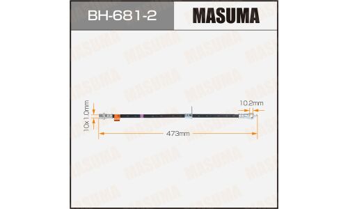 Шланг тормозной MASUMA T- /front/ RAV4 / MXAA54, AXAH54 LH