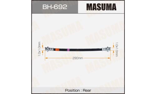 Шланг тормозной Masuma для Nissan Note, задний, арт. BH-692