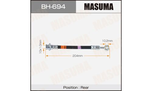 Шланг тормозной MASUMA Sz- /rear/ SWIFT / ZC72S