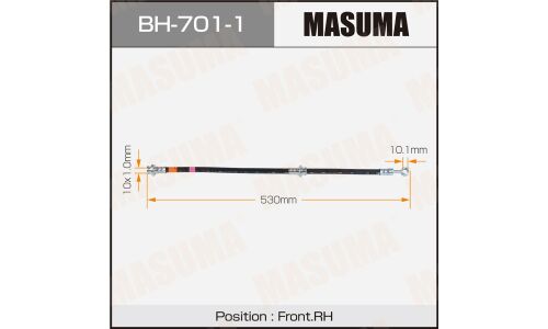 Шланг тормозной MASUMA N- /front/ TEANA L33R RH
