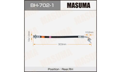 Шланг тормозной MASUMA N- /rear/ QX50 RH