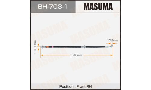 Шланг тормозной MASUMA N- /front/ QX60 / L50 RH