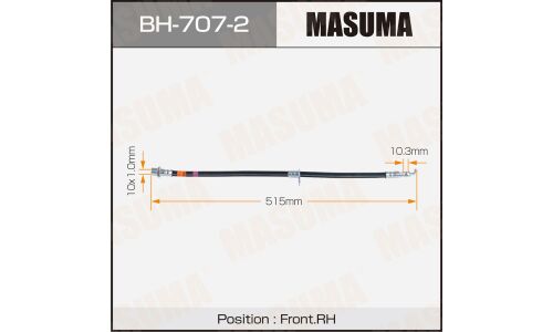 Шланг тормозной MASUMA T- /front/ HIGHLANDER / 20- LH