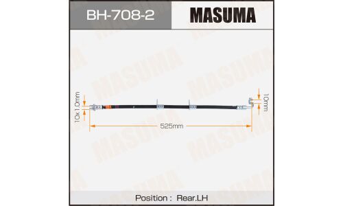 Шланг тормозной MASUMA T- /rear/ HIGHLANDER 20- LH