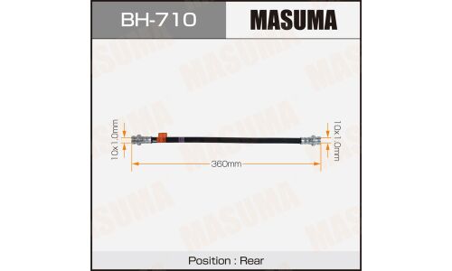Шланг тормозной MASUMA MMC- /rear/ L200