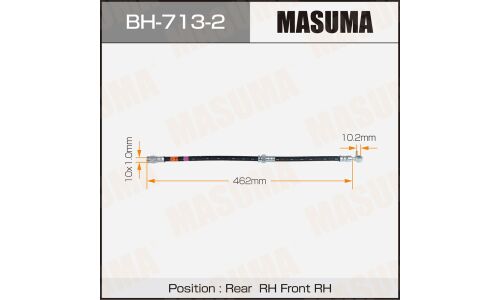 Шланг тормозной MASUMA Mz- /front/ CX-5 LH