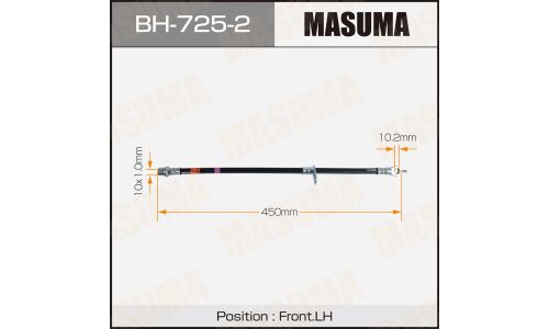 Шланг тормозной MASUMA T- /front/ ES350 / GSV60L LH