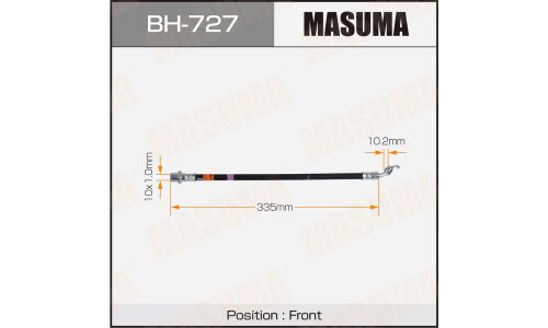 Шланг тормозной MASUMA LEXUS GS250 / GRL11L front