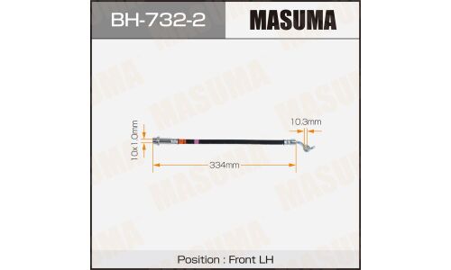 Шланг тормозной MASUMA LEXUS IS250 / GSE35L front LH