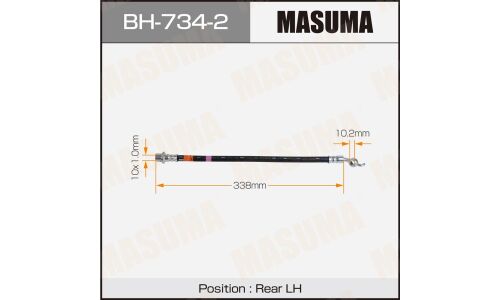 Шланг тормозной MASUMA LEXUS IS250 / GSE3#L rear LH