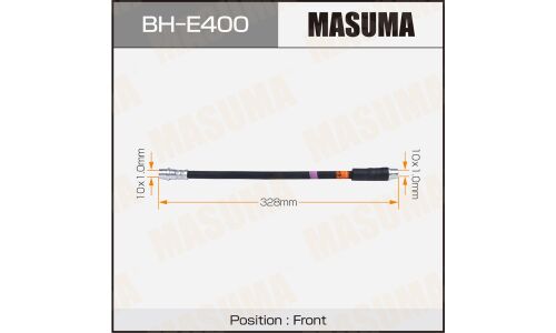 Шланг тормозной Masuma для Audi A4, передний, арт. BH-E400