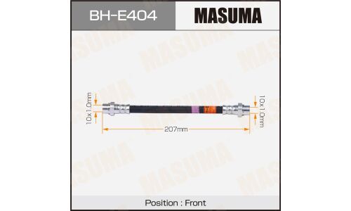 Шланг тормозной Masuma для BMW 1-Series (E81) / X1 (E84), задний, арт. BH-E404