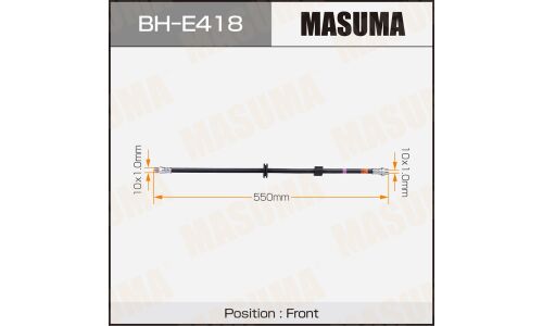 Шланг тормозной Masuma для BMW X3 (E83), передний, арт. BH-E418