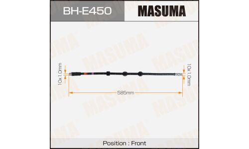 Шланг тормозной MASUMA BMW- /front/ X1 (E84)