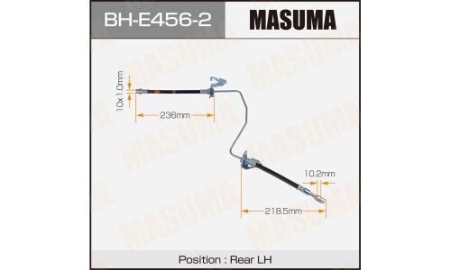 Шланг тормозной MASUMA OPEL ASTRA H rear 04-14 LH