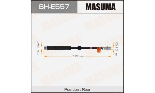 Шланг тормозной MASUMA LR- /rear/ DISCOVERY III, IV