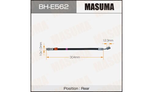 Шланг тормозной MASUMA OPEL- /rear/ VECTRA C