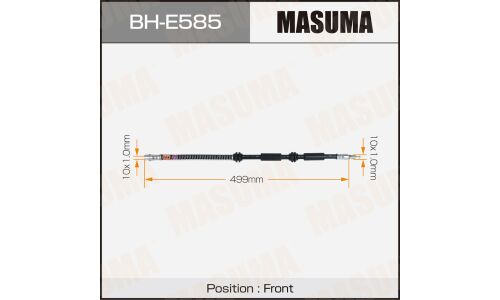 Шланг тормозной MASUMA VW- /front/ TOUAREG 03-10