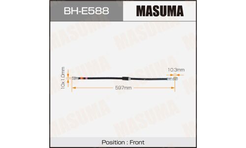 Шланг тормозной MASUMA VW- /front/ GOLF 11-