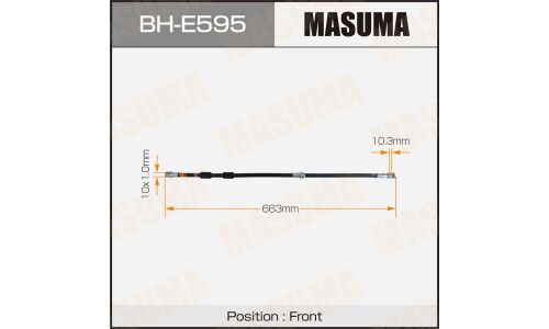 Шланг тормозной MASUMA VW- /front/ GOLF 15-