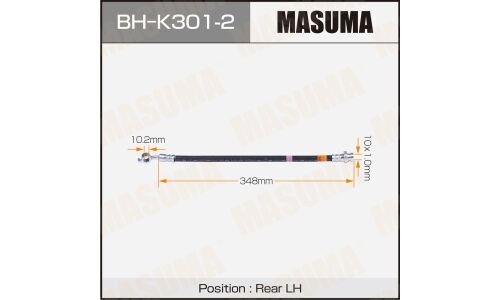 Шланг тормозной MASUMA HYUNDAI- /rear/ IX35, TUCSON II LH