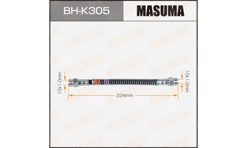 Шланг тормозной MASUMA HYUNDAI- /rear/ GETZ 02-11