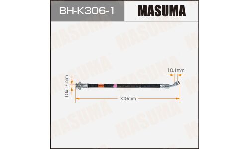Шланг тормозной MASUMA KIA- /rear/ CEED I RH