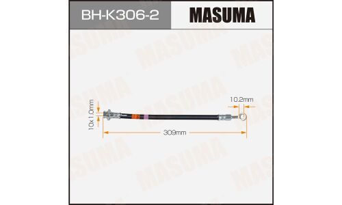 Шланг тормозной MASUMA KIA- /rear/ CEED I LH