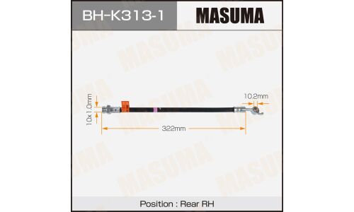 Шланг тормозной MASUMA KIA- /rear/ SPORTAGE III LH