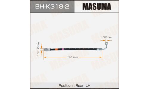 Шланг тормозной MASUMA KIA- /rear/ SOUL 13-18 LH