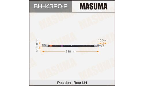 Шланг тормозной Masuma для KIA Sportage II, задний, левый, арт. BH-K320-2