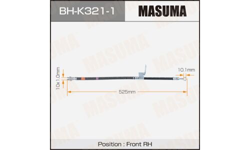 Шланг тормозной MASUMA HYUNDAI- /front/ ACCENT RH