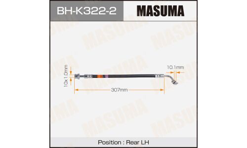 Шланг тормозной MASUMA HYUNDAI- /rear/ AVANTE 18- LH