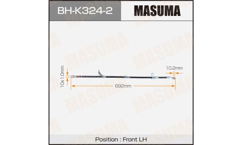 Шланг тормозной MASUMA HYUNDAI- /front/ SONATA 98-01 LH
