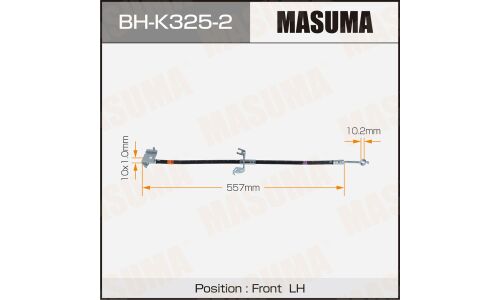 Шланг тормозной MASUMA SKODA- /front/ RAPID LH