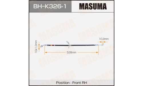 Шланг тормозной MASUMA HYUNDAI- /front/ SONATA RH