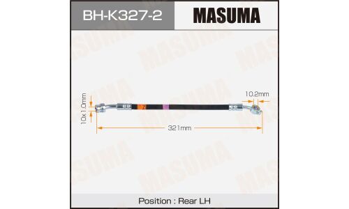 Шланг тормозной MASUMA HYUNDAI- /rear/ SONATA LH