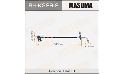Шланг тормозной MASUMA HYUNDAI ELANTRA VI rear 15-18 LH