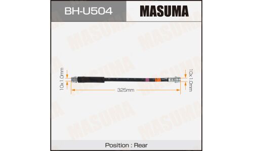 Шланг тормозной MASUMA FORD- /front/ FIESTA 04-08